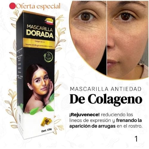 Golden Glow Mask®- Mascarilla Dorada el Secreto Para Una Piel Radiante y Joven